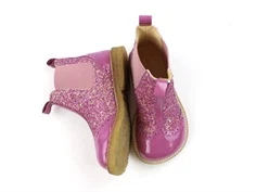 Angulus heather glitter støvlette med hulmønster